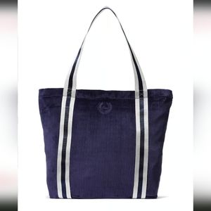 New! Victoria secret ribboned velour tote bag.